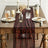 Artoid Mode Gauze Tulle Gauze Glitter Black Red 6 Pieces Halloween Table Runner 70 x 300 cm Kitchen Indoor Party Decor