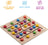 Puzzle din lemn cu numere si simboluri matematice, joc educativ Montessori, Engleza