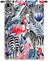 Draperie pentru cameră copii, model safari cu flamingo și zebră, 107 x 160 cm, cu buzunar pentru galerie, 1 panou