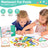 Puzzle Montessori din lemn, joc de potrivire a formelor, 120 bețișoare și inele, 20 carduri față-verso, 3-6 ani