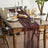 Artoid Mode Gauze Tulle Gauze Glitter Black Red 6 Pieces Halloween Table Runner 70 x 300 cm Kitchen Indoor Party Decor