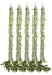 Set 6 ghirlande artificiale cu frunze de iederă, 1,7 m fiecare, din plastic, pentru decor balcon și perete, verde